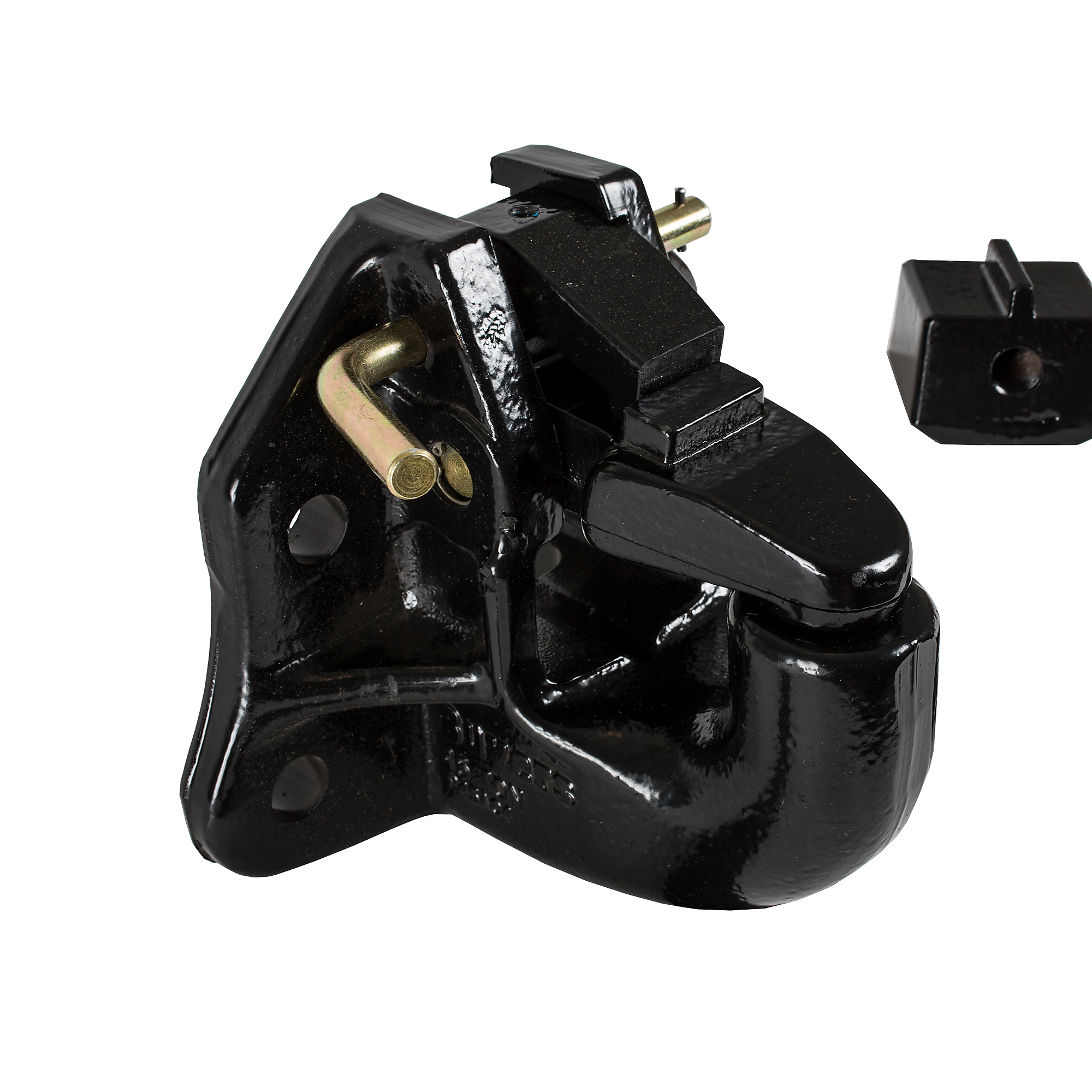 Buyers Products, 45 Ton 4-Hole Air Compensated Pintle Hook, Material Ductile Alloy, Model# P45AC4